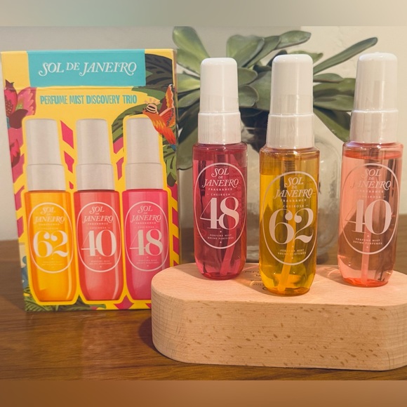 Sol de Janeiro Accessories - Sol de Janeiro Perfume Mist Discovery Trio in 62, 40, and 48- NIB